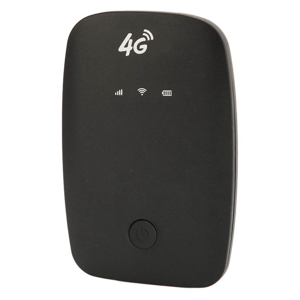 Portable 4G Wifi Hotspot With Micro Card Slot, 2100Mah Battery, Black 7901381377787