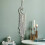 Boho Macrame Woven Dream Catcher, Rustic Interior Decor With Metal Semicircle Frame 2