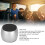 Mini Bluetooth Speaker IP67 Waterproof Aluminum 450mAh Silver 9