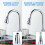 High Pressure Rinsing Mode Kitchen Faucet Sprayer, 3 Functions Spray Head, Solid Brass Construction, Pull Down Faucet Spray Head, Drip-Free Design 5