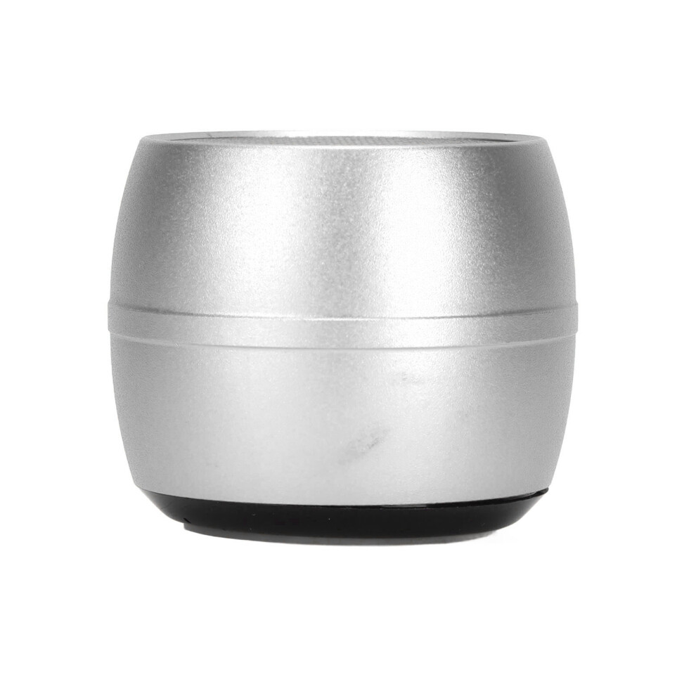Mini Bluetooth Waterproof Speaker 450Mah Aluminum Portable Silver 3711372897934