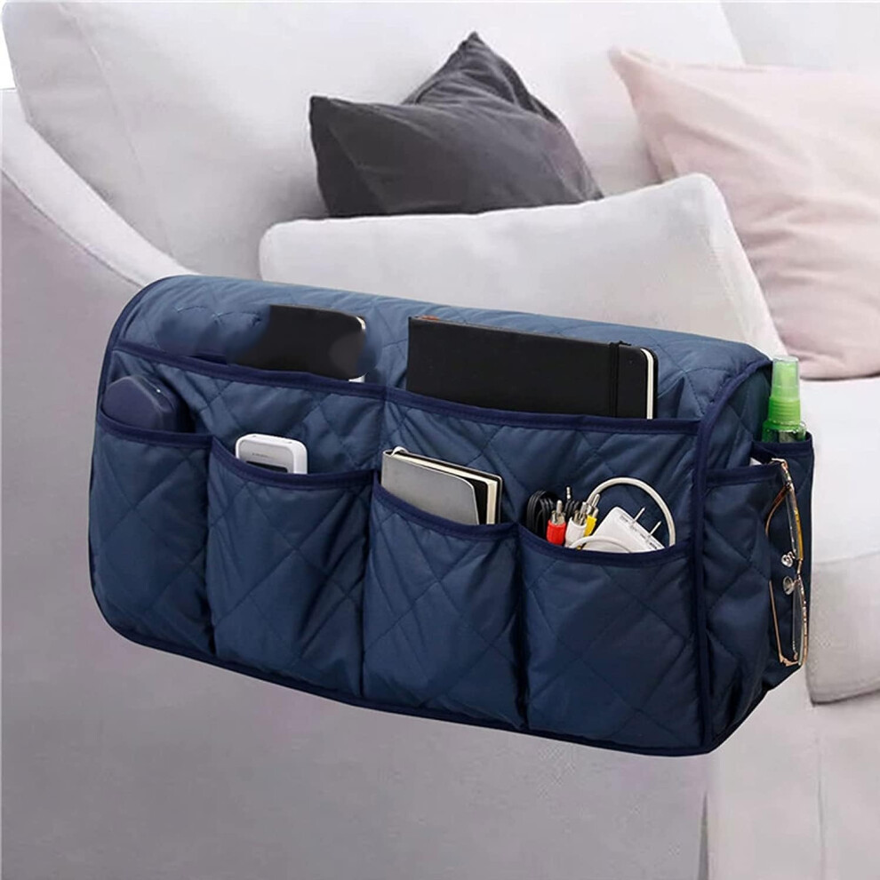 Sofa Armrest Organizer,Waterproof Cover,Couch Recliner Chair Arm Caddy Storagegray 9426802579123