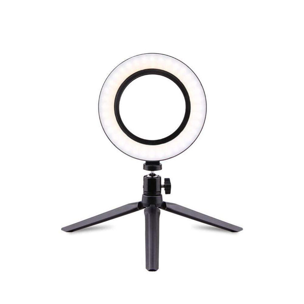 Dimmable Selfie Ring 10 Inch Led Ring Bluetooth Photography Selfie Tripod For Photography/Makeup/Video/Realtime Streaming,16Cmtripod Light 9426802579192