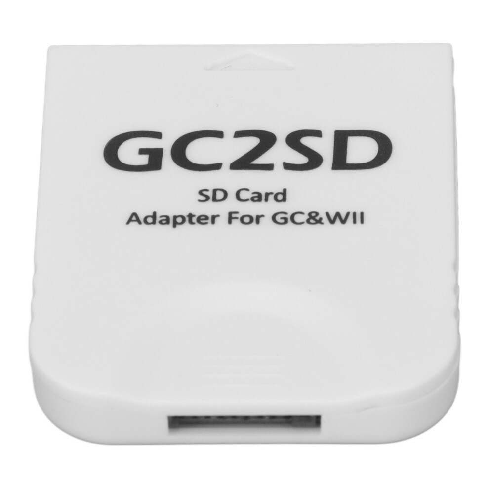 Gc2sd Memory Card Adapter For Wii Gc 512Gb Support Easy Use White 9401372903929