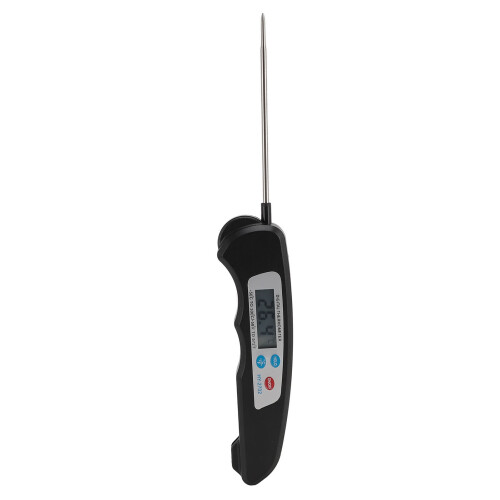 Digitales Fleischthermometer 11 cm lang faltbar schwarz 2