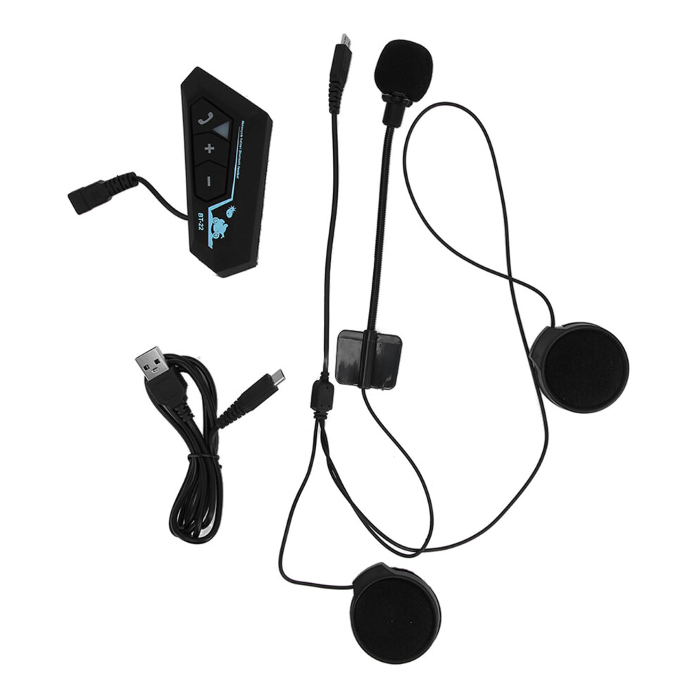 Motorcycle Helmet Bluetooth Headset Wireless Technology Hi-Fi Stereo With Noise Reduction Super Range Motorcycle Communication System For Riding Outdo-image-OPC-PQXRXQF-NEW