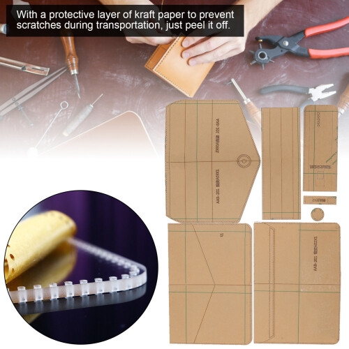 Acrylic Leather Handbag Template Mold for DIY Single Shoulder Bag Making 2