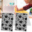2Pcs Embossing Baking Mold Set for Cakes, Biscuits & Moon Cakes, 14.8x10.5cm 14