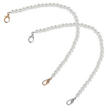 2 Stück Silber Gold Tasche & Handyriemen 30cm Perlenzubehör