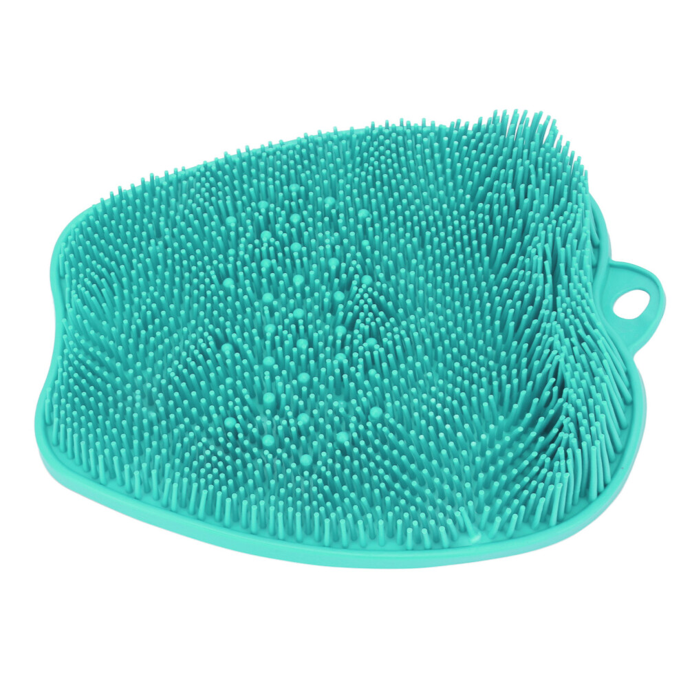 Green Shower Foot Scrubber with Suction Cup|Fatigue & Slip Relief for Elderly
