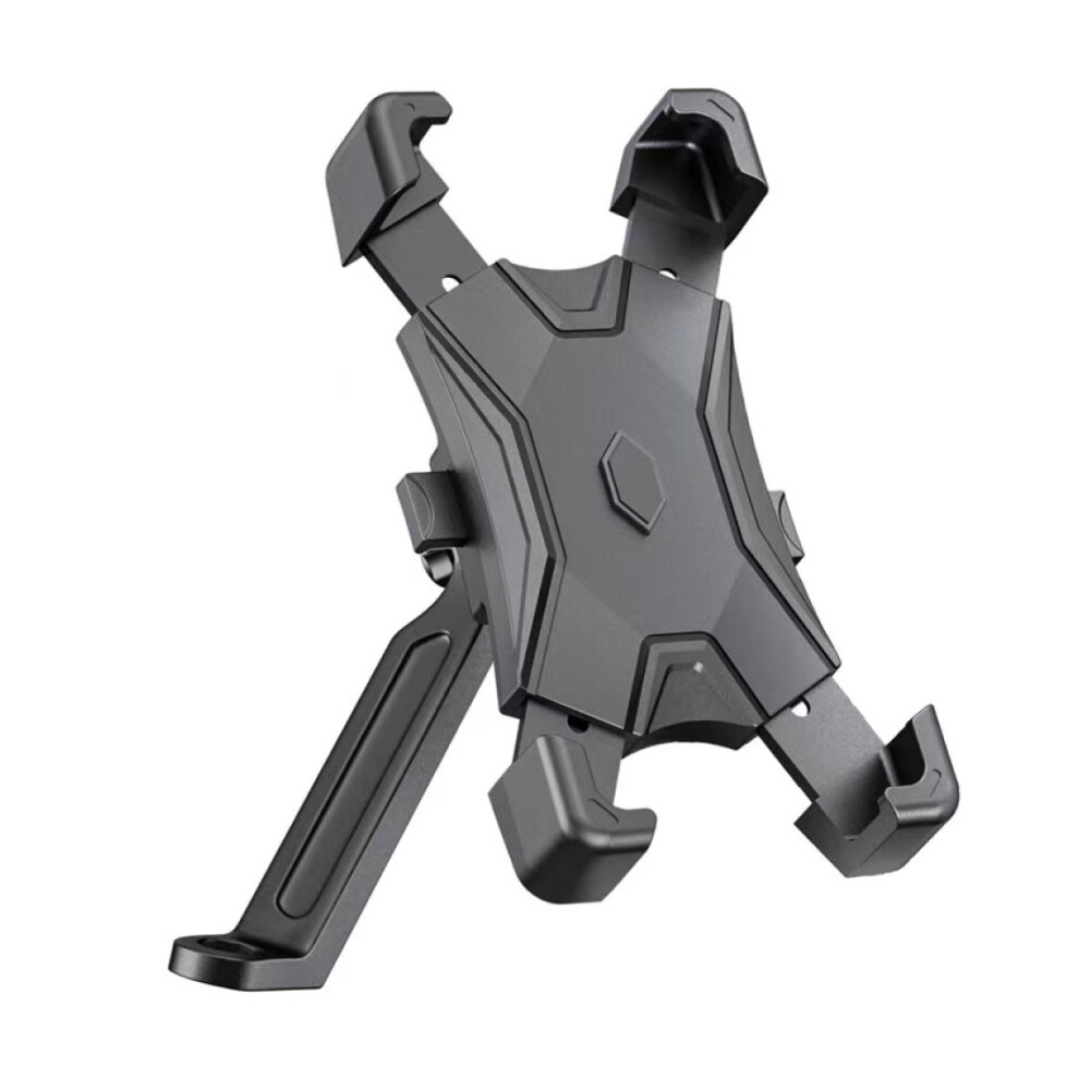 Motorcycle Phone Mount, 360 Degree Rotation Quick Release Smartphone Clamp, Robust Materials For Safe Riding Experience 9301476947532