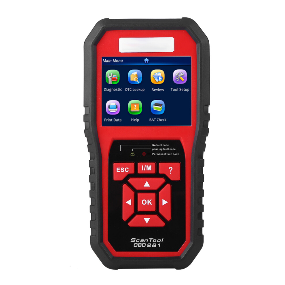Professional Car Diagnostic Scan Tool, Engine Fault Diagnosis & Maintenance Light Reset, One-Click Readiness Key for Quick Emissions Check & Drive-image-OPC-PPJR6MR-NEW