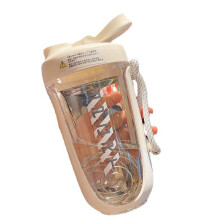 Protein Shaker Bottle, Leakproof & Portable Fitness Water Bottle With Rechargeable Powerful Motor For Easy Mixing (590ml)
