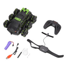 Auto RC con rilevamento dei gesti, auto acrobatica fuoristrada 4WD con controllo remoto, rotazione a 360 e controllo gestuale, giocattolo da