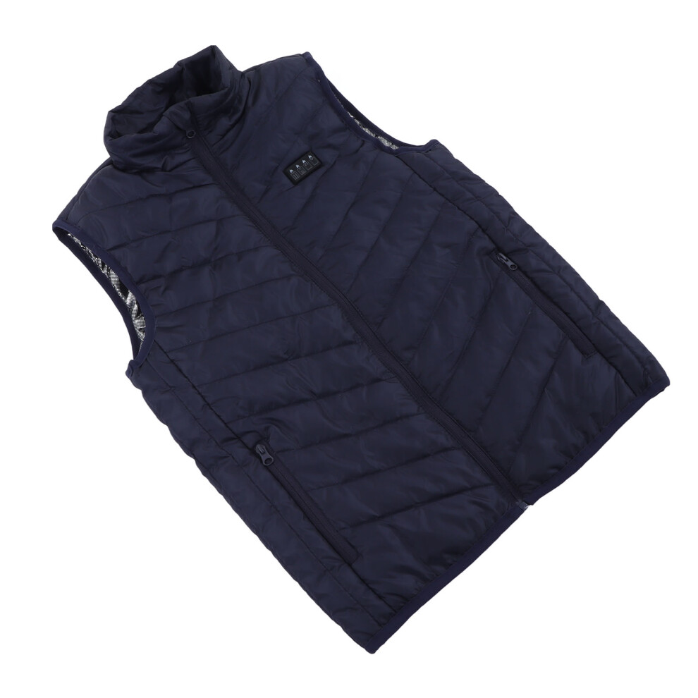 17 Area Electric Heated Vest Xl Royalblue 3 Gear Waterproof 9441372907114