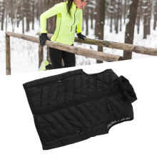 17 Zone Heated Vest 5XL 3 Gear Control USB Powered Black
