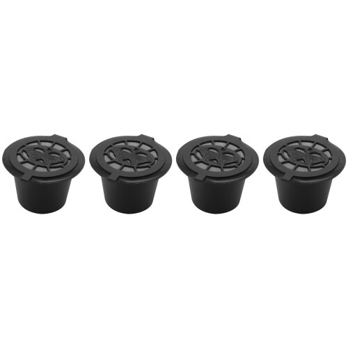 12X Refillable Reusable Coffee Capsules Pods for  Machines Spoon 1