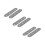 Flat Stainless Steel Repair Mending Fixing Plate Brackets Support 6Pcs 1