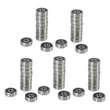 50Pcs 628RS 8mmx24mmx8mm Double Sealed Miniature Deep Bearing