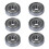 6 Pcs Single Shielded 608Z Miniature Deep   Bearings 1