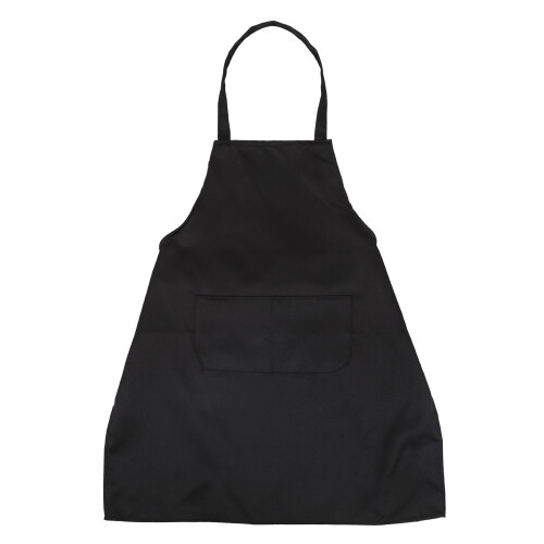 6X Unisex 2 Pocket Black Kitchen Apron Bib, One Size in Medium 2