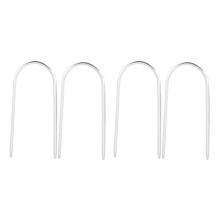 4Pcs Porte-Cles de Demontage de Radio Stereo de Voiture Outil de Demontage Du Changeur de CD Applicable pour Alfa