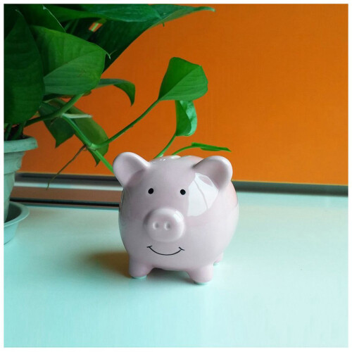 2X Ceramic Keepsake Piggy Bank, 1