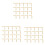 60 Pcs 51mm Flat Corner Right 90 Angle Bracket Repair Plate Fixing Brace 1