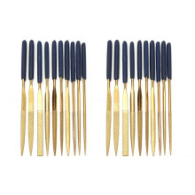 20Pcs Titanium Diamond Coating Needle Flat File Set Metal Working  Tools