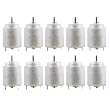 10X  3V-6V 16500RPm Velocidad de Salida Micro-Motor para DIY Toys Car Ship