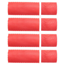 8Pcs Wood Graining Grain Rubber Patin Painting Effects DIY Wall Decoration Tools