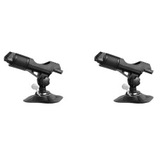 2X Boat Kayak Fishing Rod Holder Accessories Small Boat Raft Fishing Tool Pvc Board Rod Holder Fix Pole Mount Angle