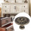 30PCS,Vintage Antique Vintage Handle with Patterned Round Knobs, Used for Furniture, Kitchen Doors and Cupboards 2