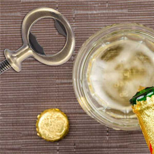 40PCS Metal Beer Opener, Flat Opener Inserts Kit, Threaded Beer Opener for DIY Projects 2