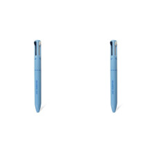2X Caneta de Maquiagem 4 em 1 Caneta de Retoque de Maquiagem Lápis de Sobrancelha à Prova D'água 4 Cores MultifunçãO Maquiagem Beauty Pen 02