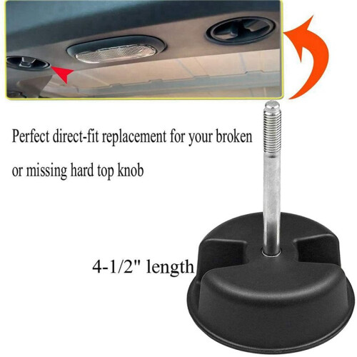 4Pcs for   JK 2007-2017 Hard Top Mounting Screw Knobs 1CJ57DX9AD Mount Tab 2