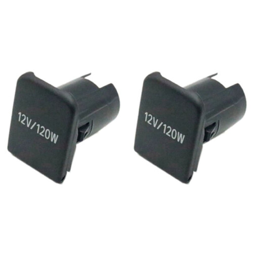 2X Car Inner Cigarette Lighter Panel Base Cover Power Socket Cap for  Prado LC150 2010-2017 85535-33060 Car Trim