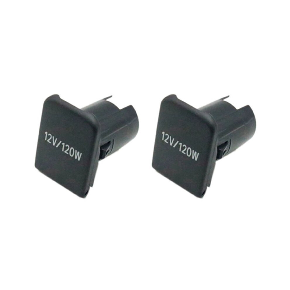 2X Car Inner Cigarette Lighter Panel Base Cover Power Socket Cap For Prado Lc150 2010-2017 85535-33060 Car Trim 6031497065184