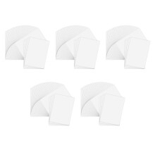 125 Blatt Bedruckbares Vinyl Aufkleber Papier Selbstklebendes Wasserdichtes Matt Weißes Druck Papier Blatt für Den Tintenstrahldrucker