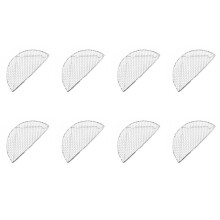8X Fried Tempura Net Stainless Steel Grill Hamburger Fried Chicken Grease Net Japanese Cuisine Slate Pork Rack Home A