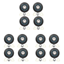 Paquete de 12 W10314173 Reemplazo del Rodillo del Tambor de la Secadora Compatible con El Kit de Soporte del Tambor del Rodillo WPW10314173 Piezas de