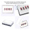 100 Pcs 45 Degree Blade Vinyl Cutter Plotter Cutting Blades for CB09 CB09U Graphtec with Blade Holder Base 8