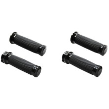 2X Universal 1In 25mm Hand Grips Motorcycle Handle Bar Handlebar for  Touring Sportster 883 1200 XR for