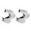 2X Students Steel Pine Style Staple Remover White for 24/6 26/6 Staples 1