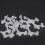 24Pcs 3 Inch Plastic Easels Or Plate Holders Display Dinner Plate (Transparent) 3