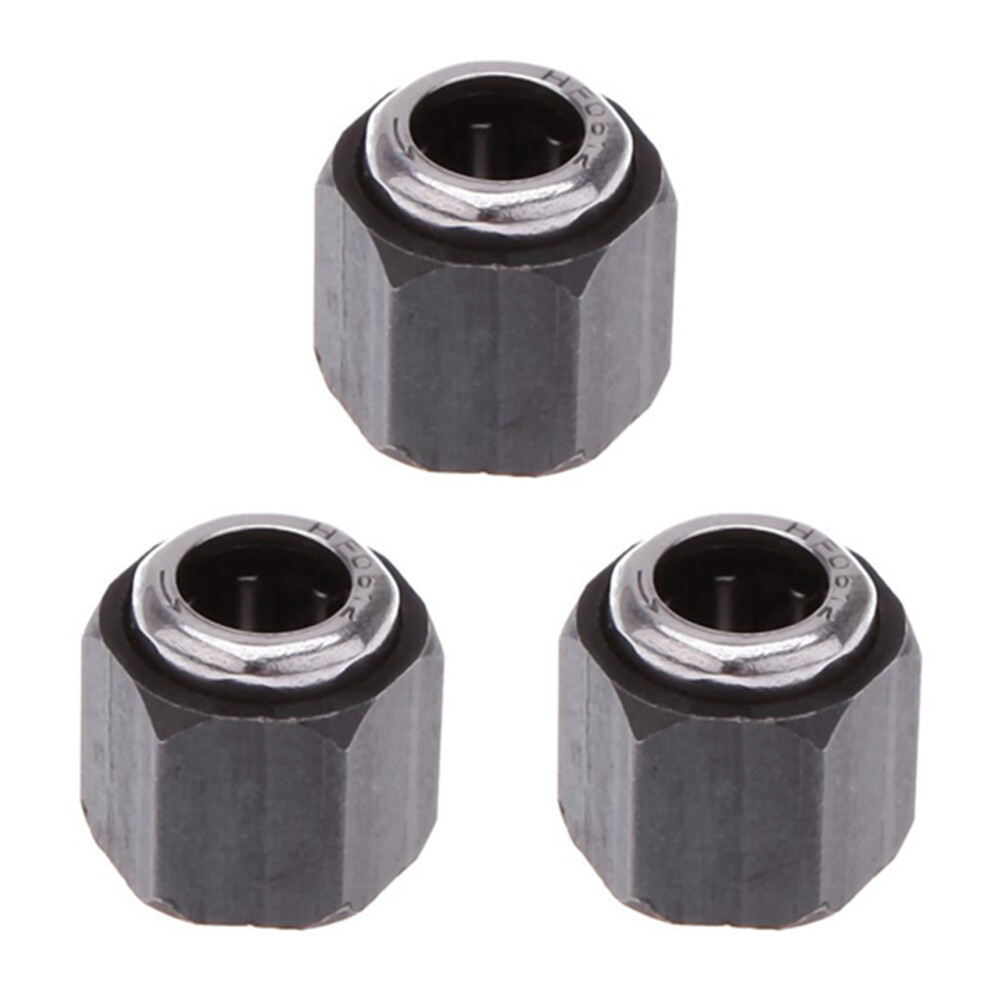3X Hot R025-12Mm Parts Hex Nut One Way Bearing For Hsp 1:10 Rc Car Nitro Engin Uk Black 6031847916777