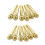 Metal Acoustic Guitar Bridge Pins 12Pcs Brass Guitar Strings Fixed Cone String Pins String Nails 1