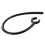 15 Pcs Handfree 5.5mm Hole Black Plastic Earhook for  Earphone 3