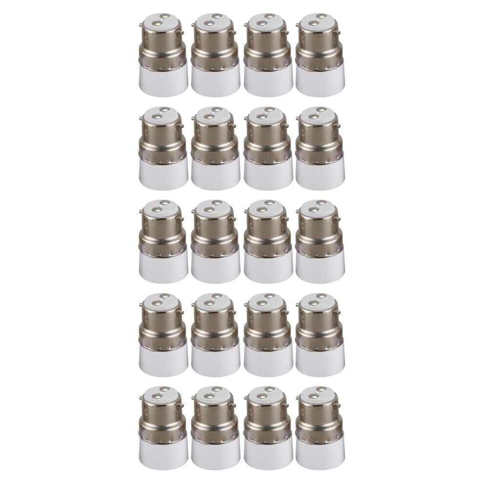 Ac 220V B22 To E14 Base Socket Lamp Bulb Adapter Holder 12Pcs Light 6034049839141