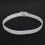 2X Unisex Stylish Candy Colours Silicone Plastic Belt White 6